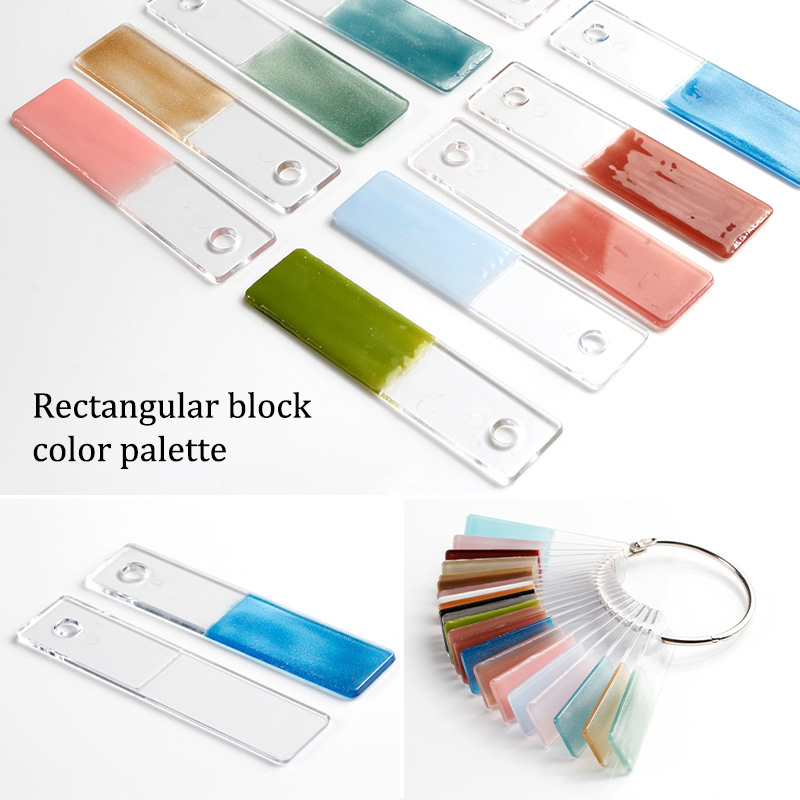 Nail Art Pinterest - Rechthoek Fake Nail Art Display Swatch