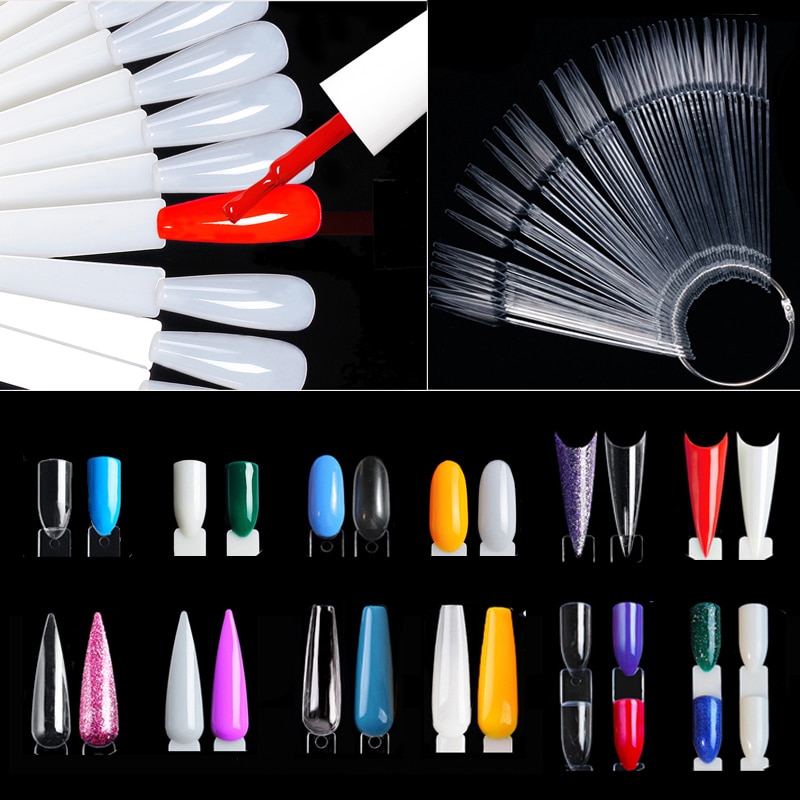 Nail Art Pinterest - Nail Display Sticks Clear Natuurlijke Kleuren