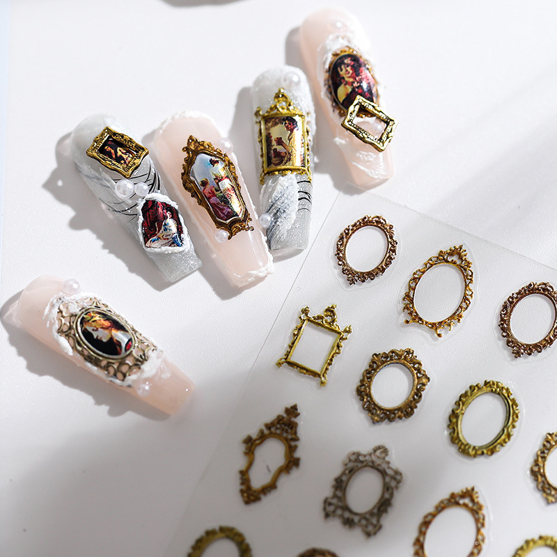 Nail Art Zelda - 5d Metallic Gloss Nagelsticker Hoge Kwaliteit