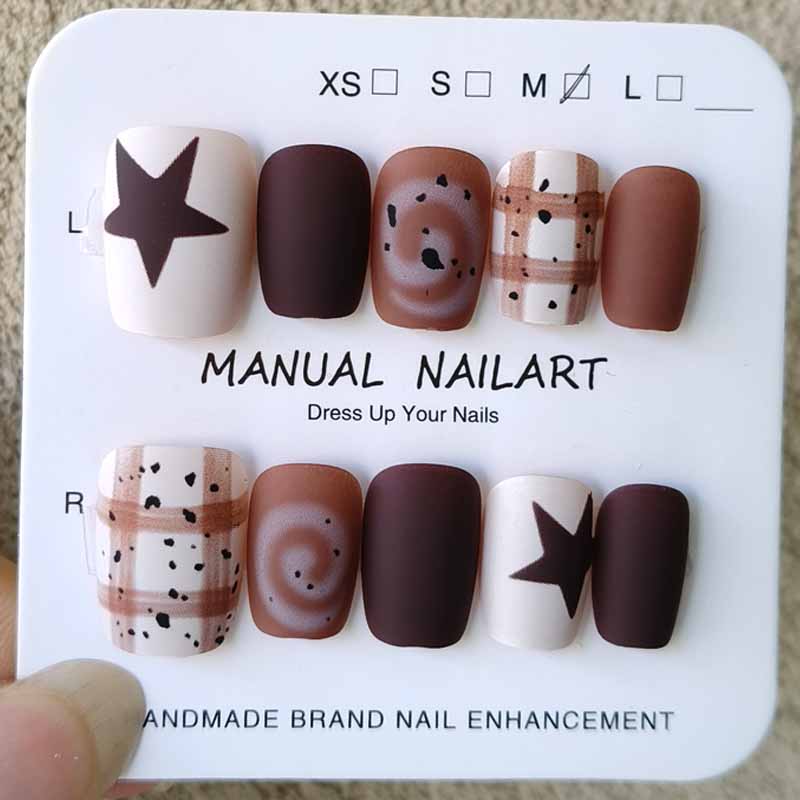 Nail Art Painting - 10 Stuks Herfst En Winter Nail