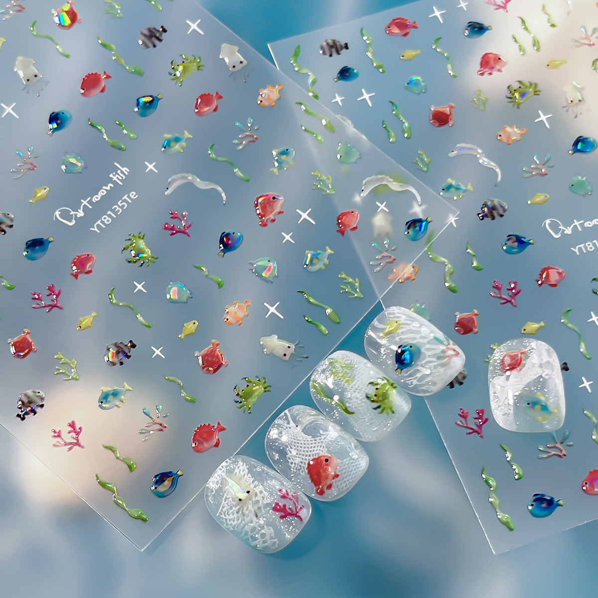 Nail Art Zelda - Zomer Oceaan Thema Nagelsticker Leuke en
