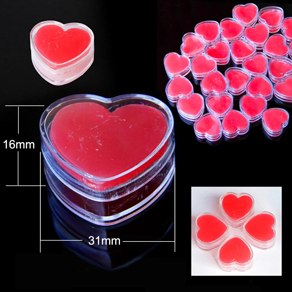 3/6 stks Hartvorm Diamant Schi - Nail Art Painting recensie en prijs