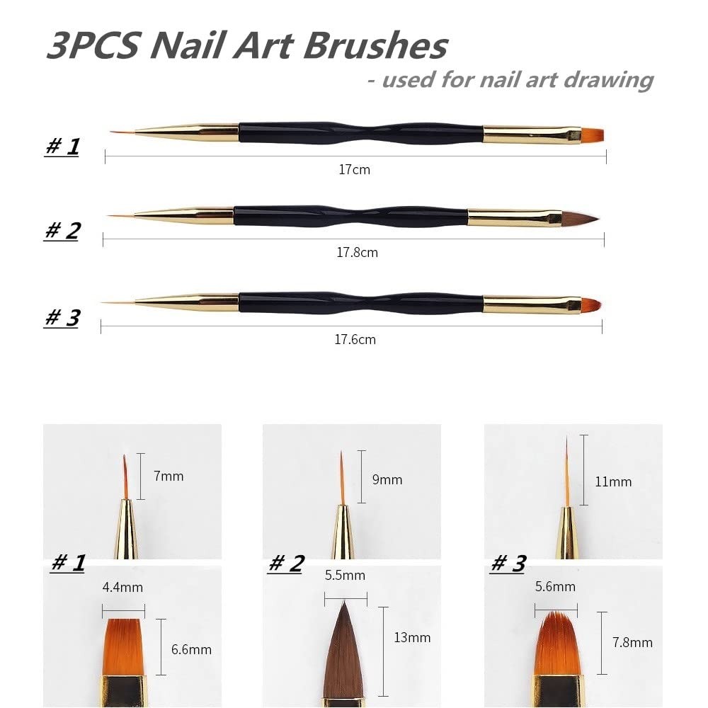 5 stuks dubbelzijdige nagelkun - Nail Art Painting recensie en prijs