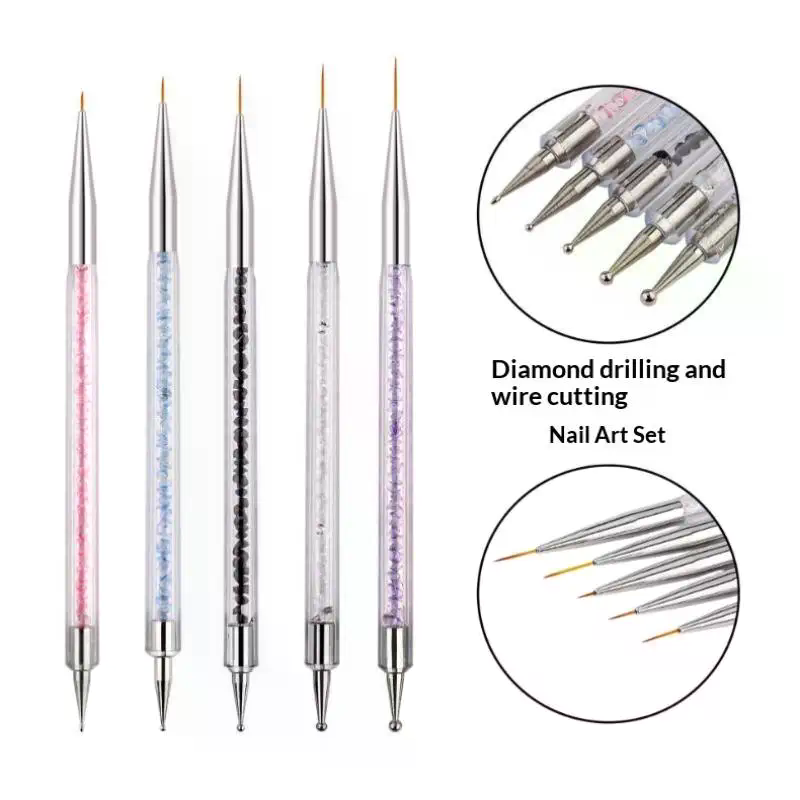 5-delige set strass steentjes  - Nail Art Painting recensie en prijs