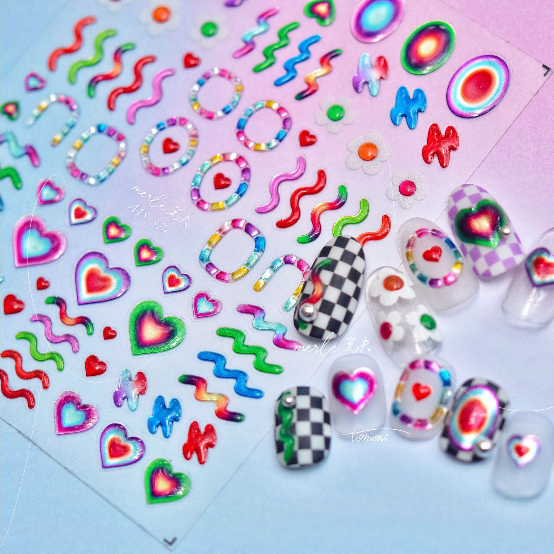 5D schattig konijn liefde hart - Nail Art Zelda recensie en prijs