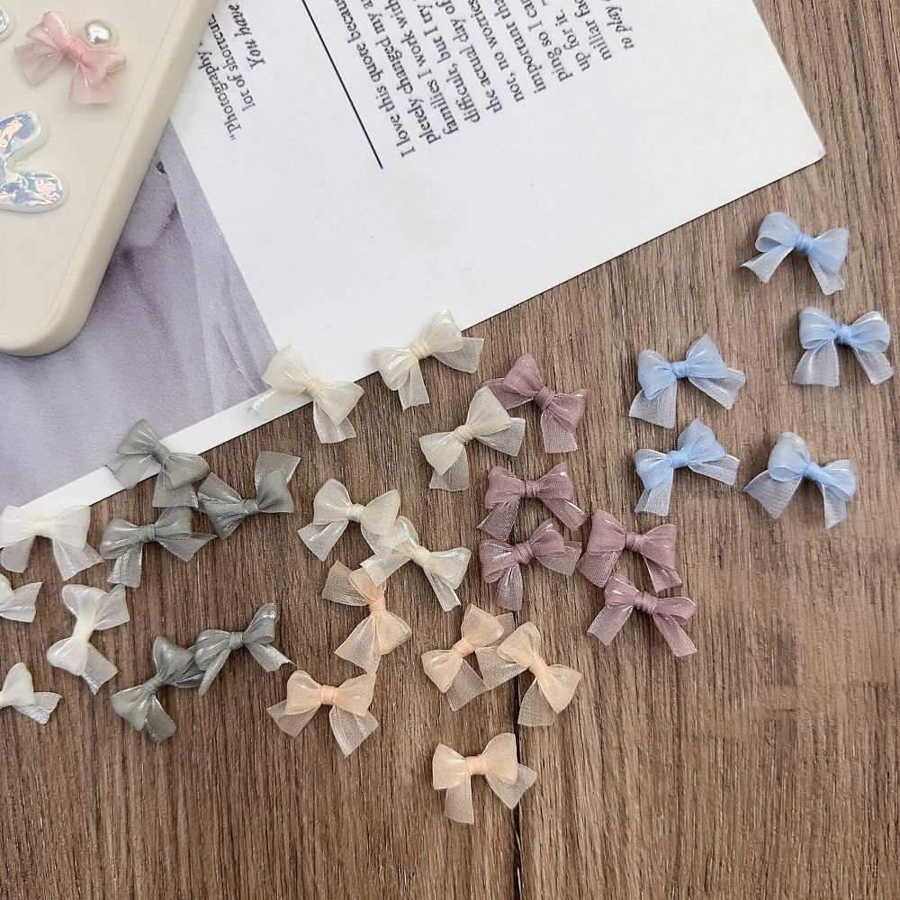 10 stuks kleurrijke strik pare - Nail Art French Nails recensie en prijs