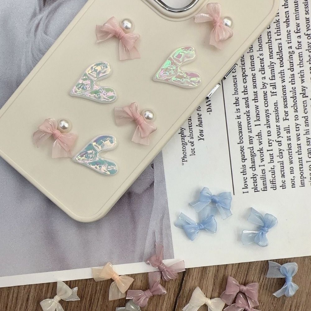10 stuks kleurrijke strik pare - Nail Art French Nails recensie en prijs