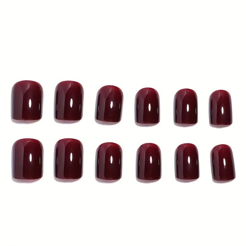 24-delige set wijnrode Cat-Eye - Nail Art Red Wine Cat Eye recensie en prijs