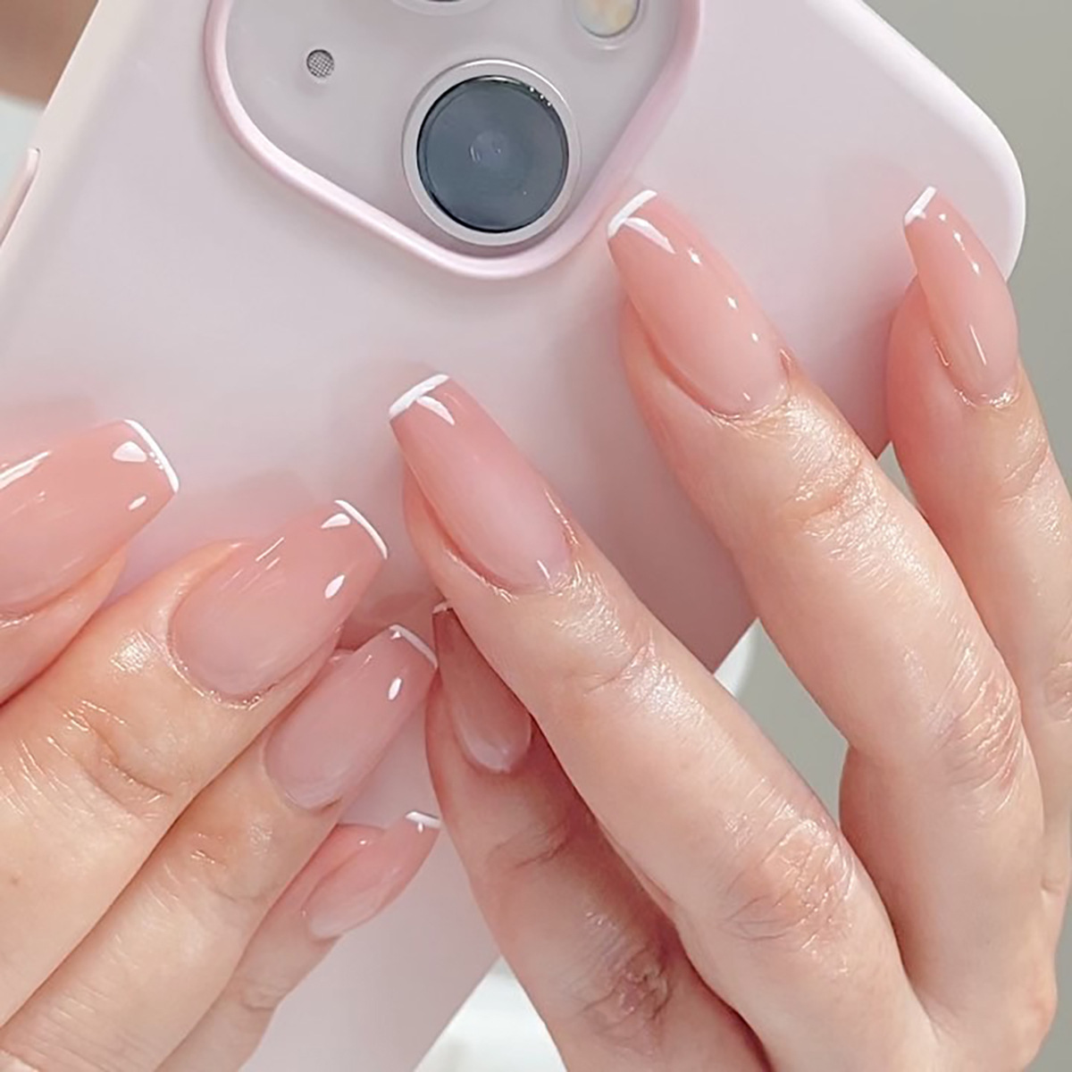 24 stuks kort vierkant handgem - Nail Art French Nails recensie en prijs