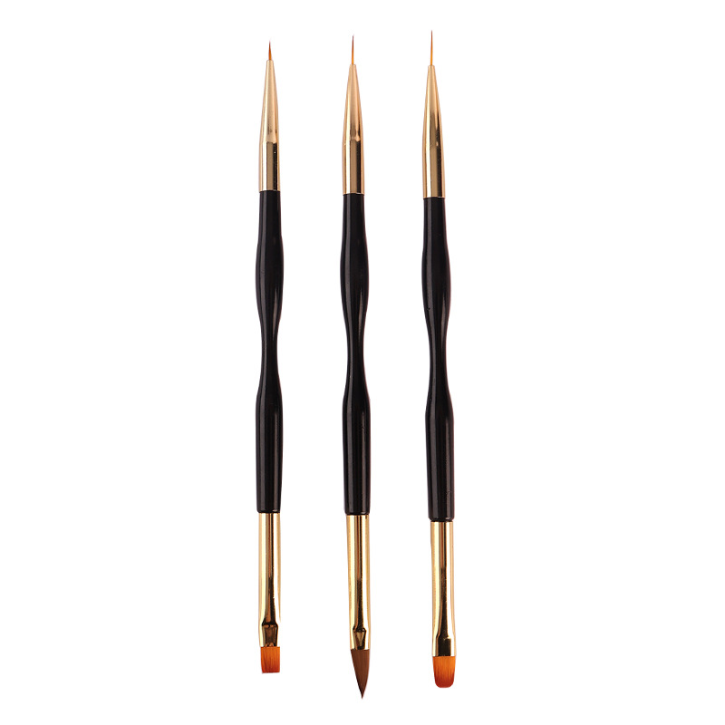 3 Stuks Manicure Borstels Dual - Nail Art Painting recensie en prijs