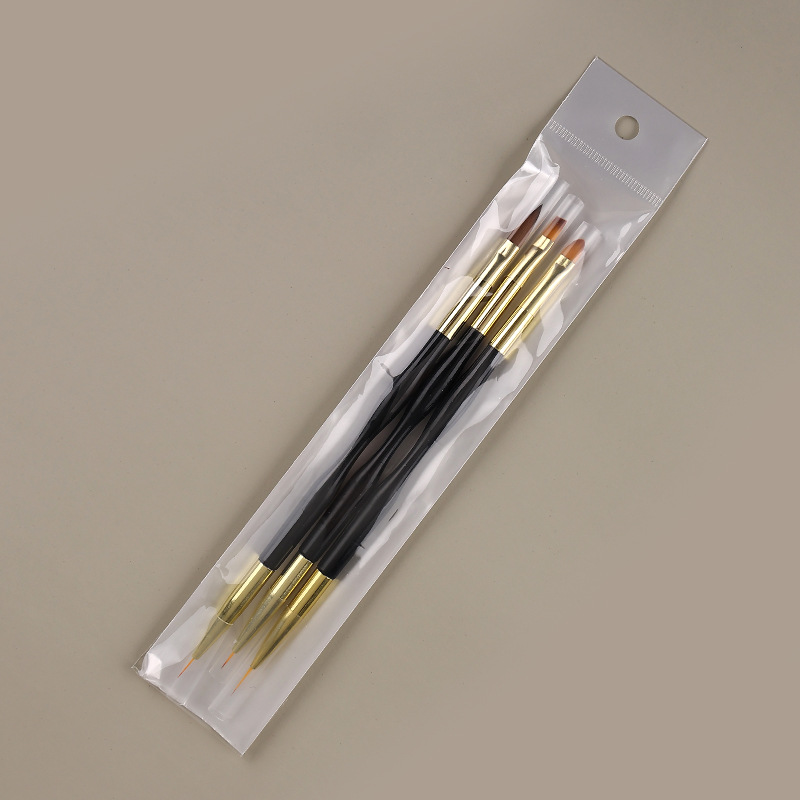 3 Stuks Manicure Borstels Dual - Nail Art Painting recensie en prijs