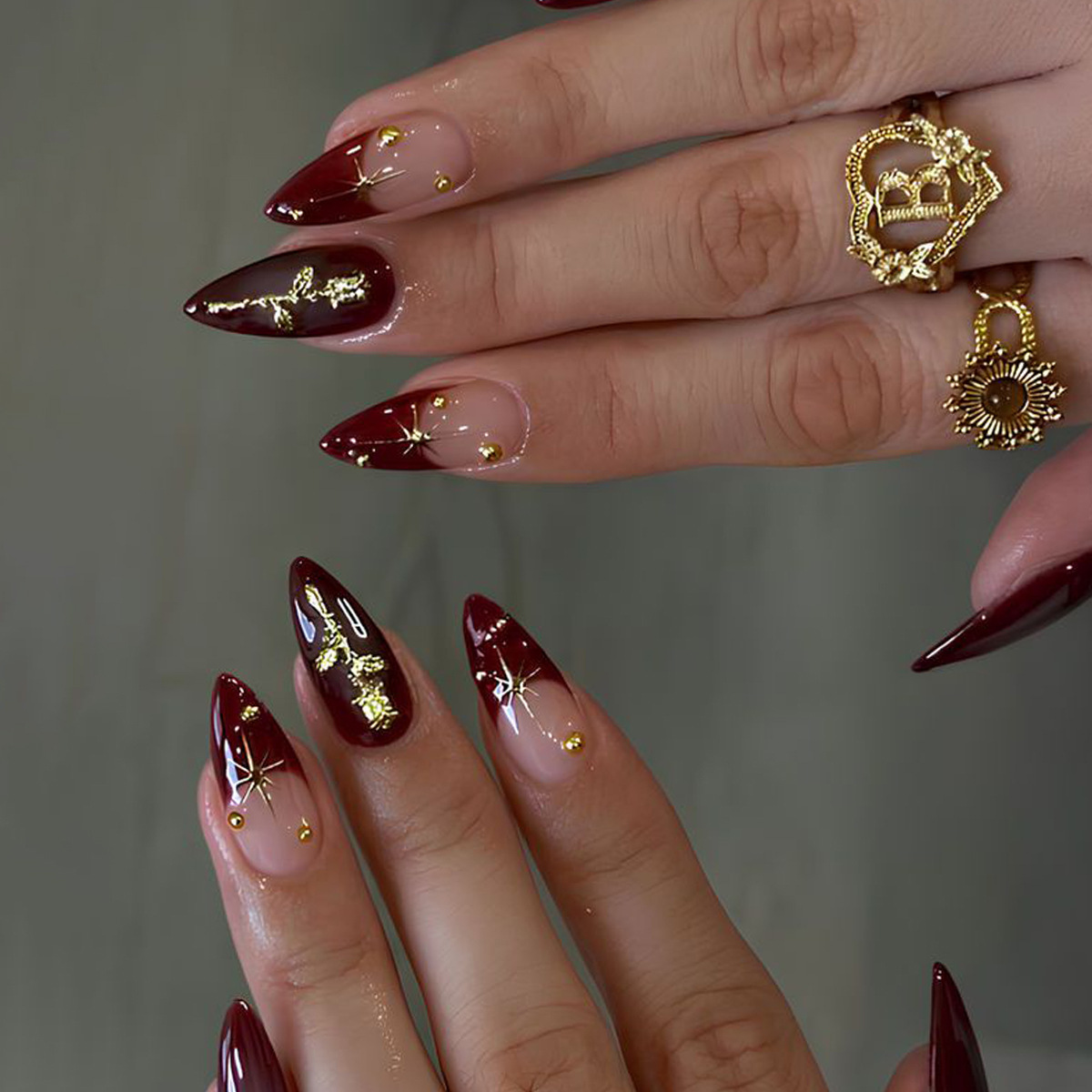24 stuks Bloem Lange Amandelvo - Nail Art French Nails recensie en prijs