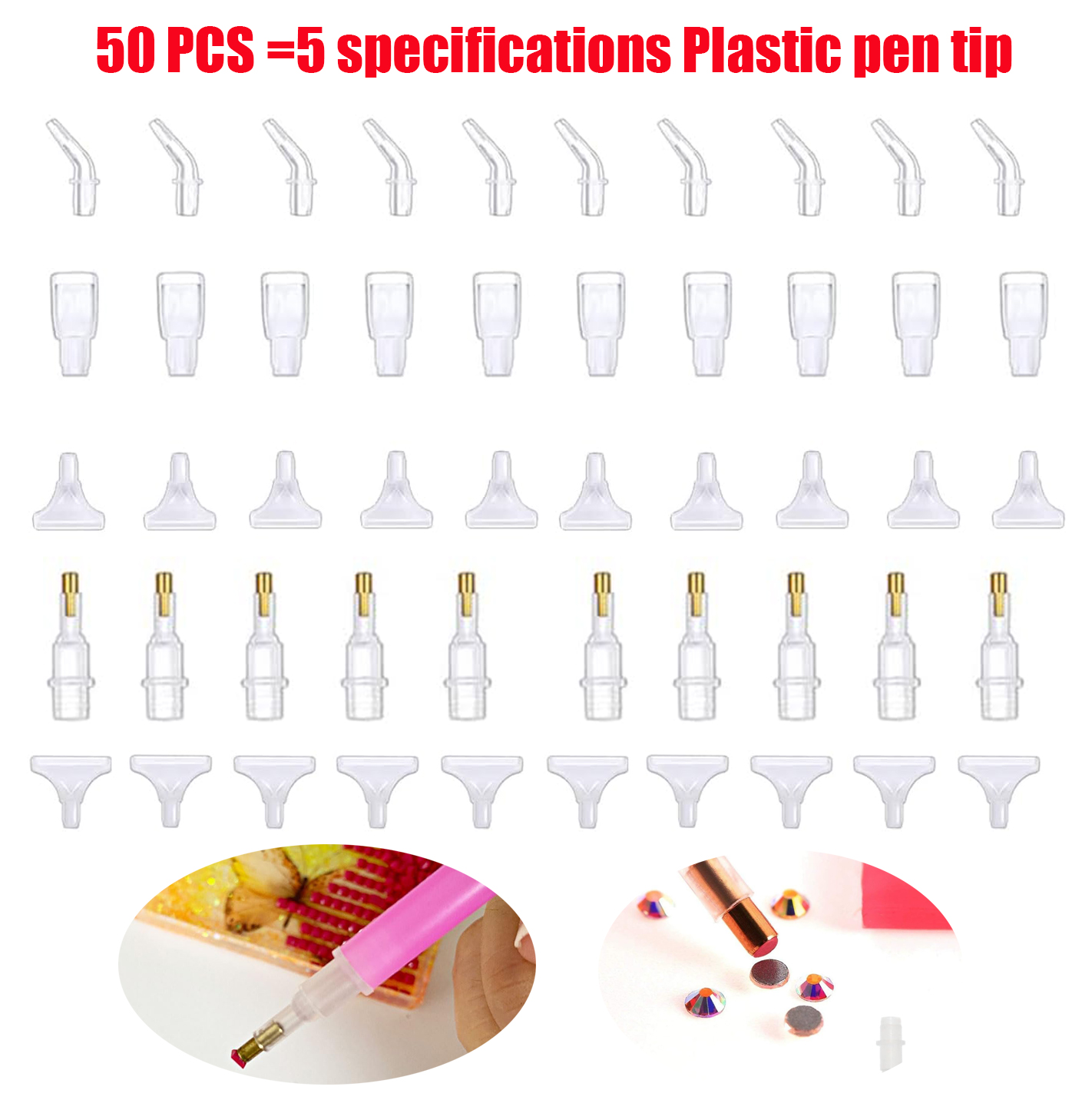 50 stuks Diamant Schilderen Ar - Nail Art Painting recensie en prijs