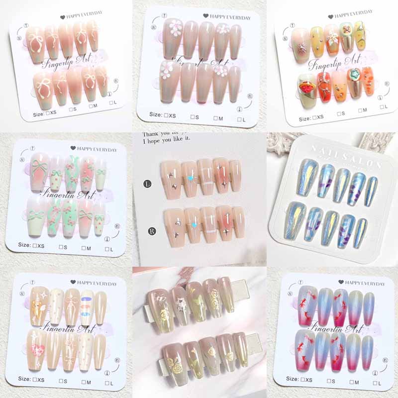 10 stuks vrouwen Franse stijl  - Nail Art French Nails recensie en prijs