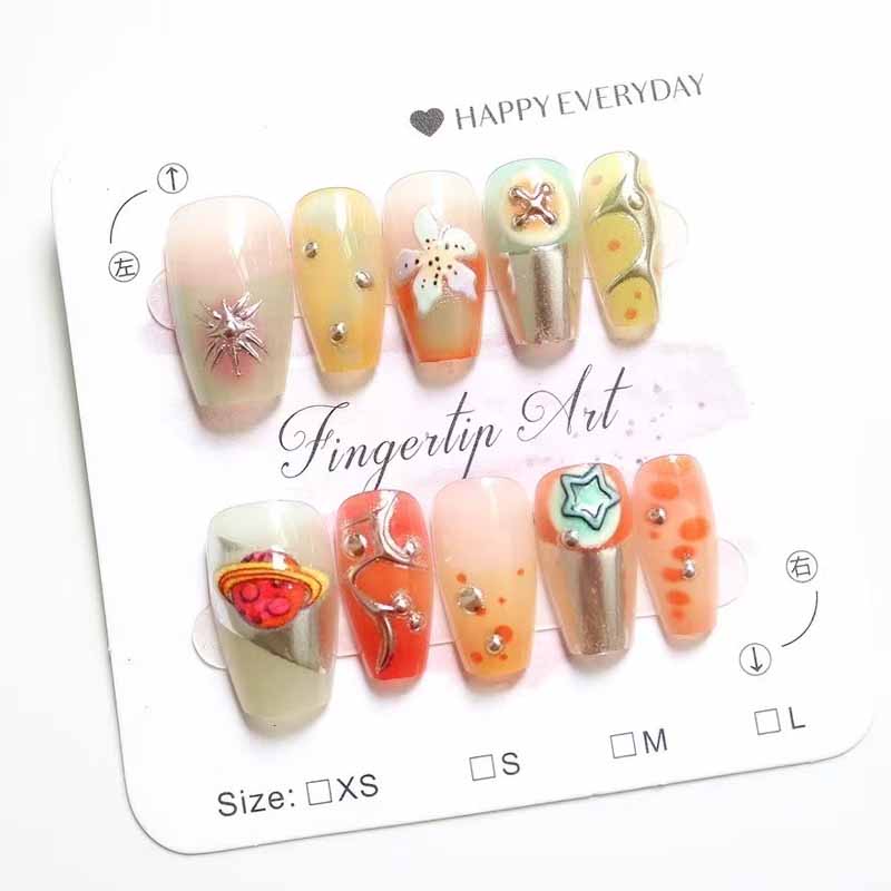 10 stuks vrouwen Franse stijl  - Nail Art French Nails recensie en prijs