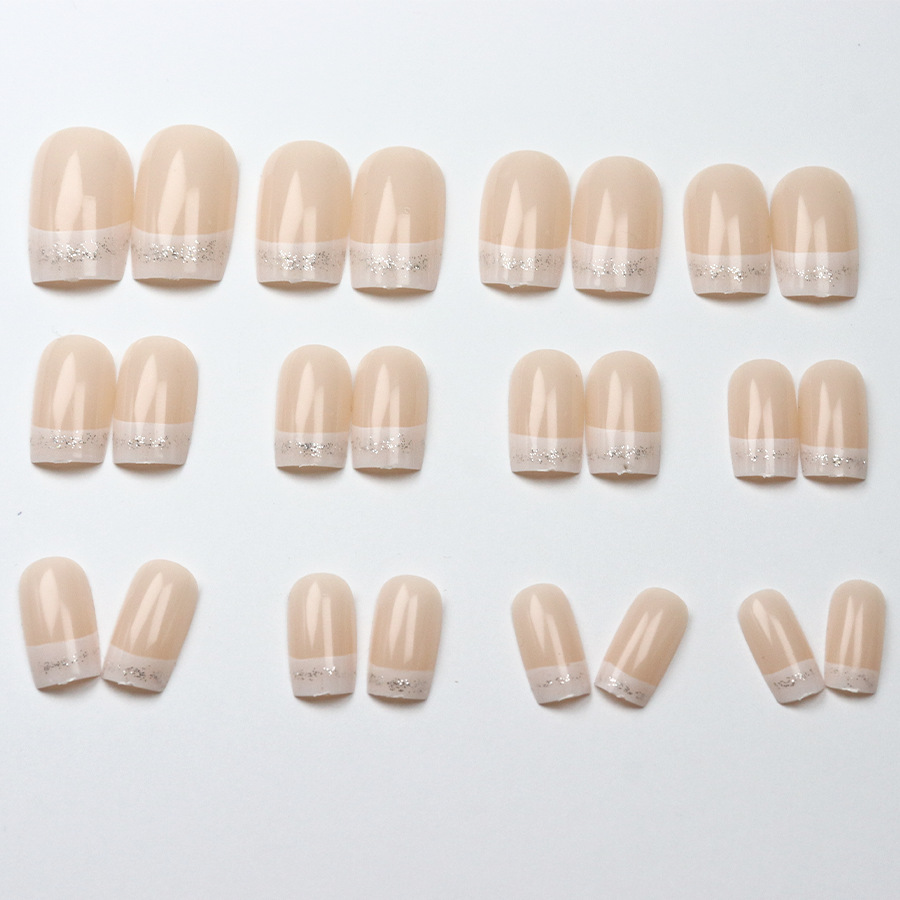 24 stuks/set Medium Vierkante  - Nail Art French Nails recensie en prijs
