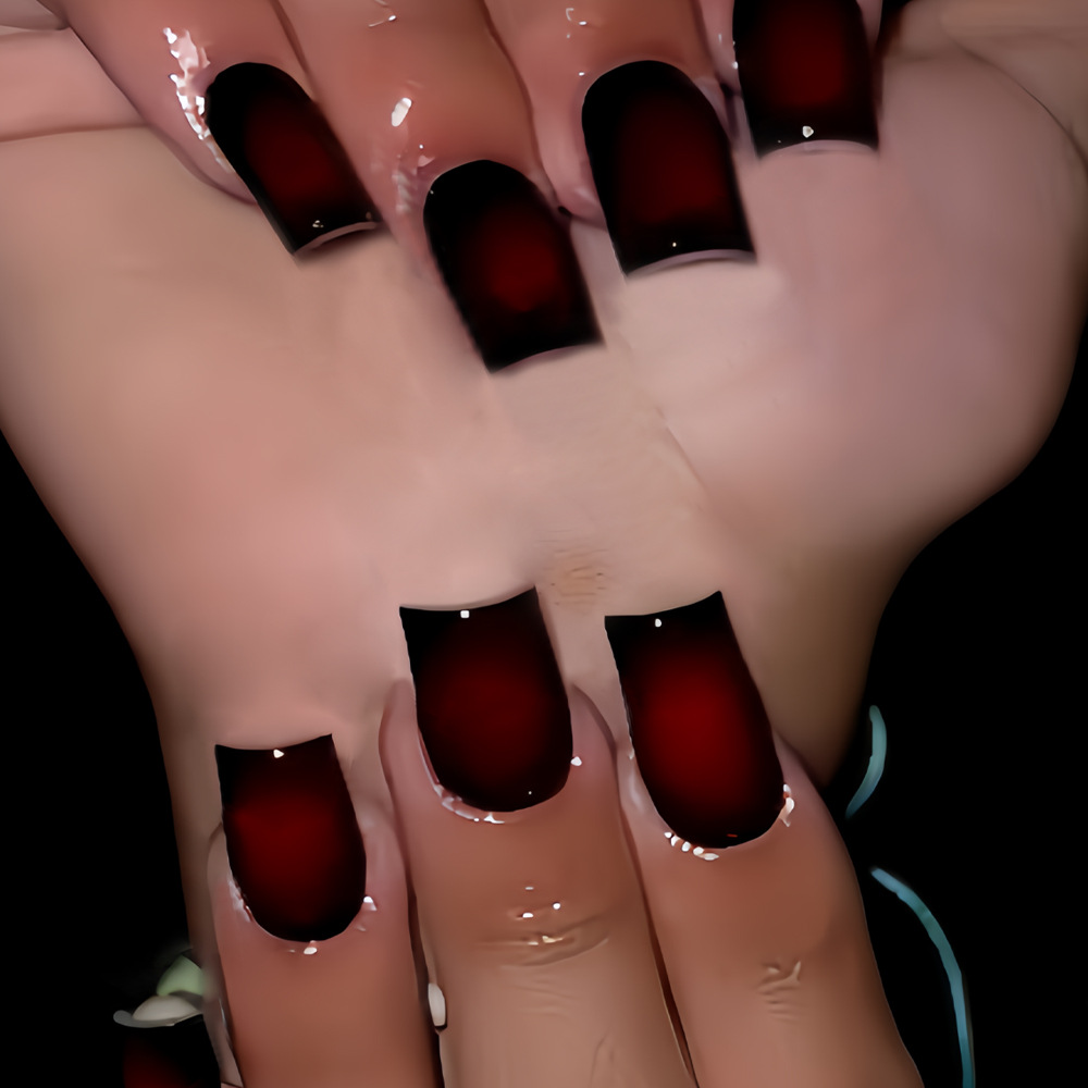 Korte vierkante nepnagels voor - Nail Art French Nails recensie en prijs