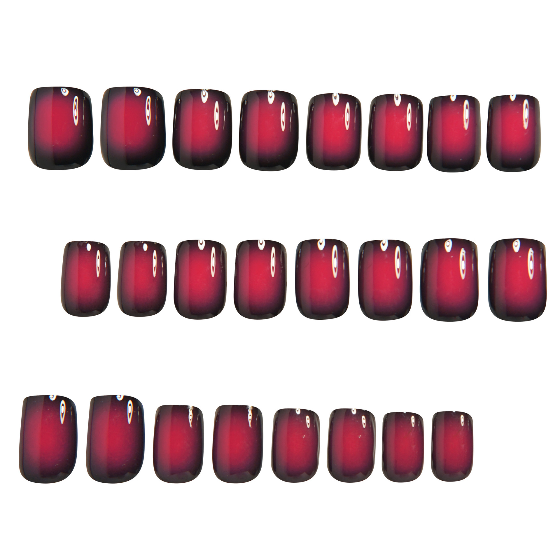 Korte vierkante nepnagels voor - Nail Art French Nails recensie en prijs