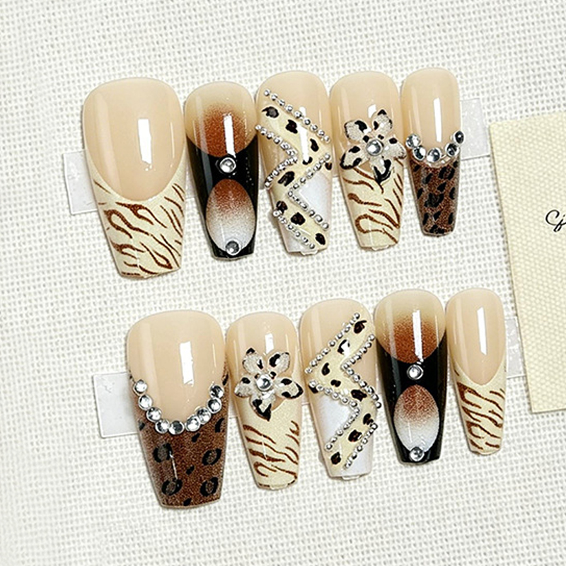 10 stuks Franse zoete, koele,  - Nail Art French Nails recensie en prijs
