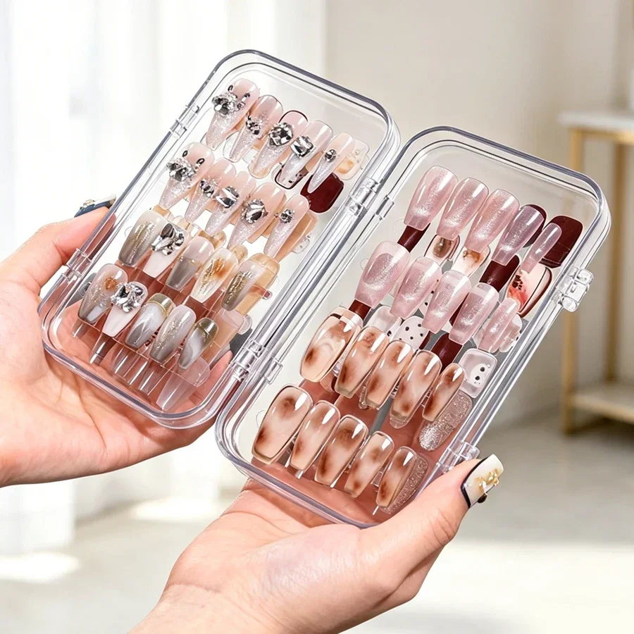 Transparante opvouwbare opberg - Nail Art Pinterest recensie en prijs