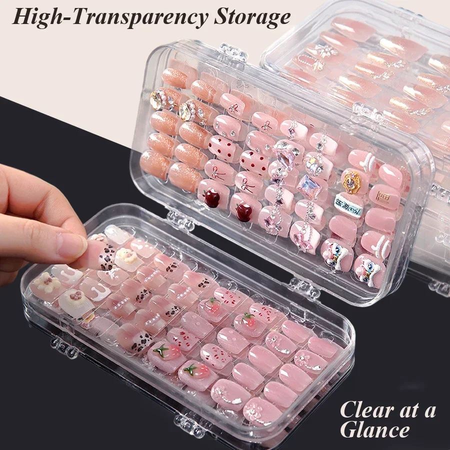 Transparante opvouwbare opberg - Nail Art Pinterest recensie en prijs