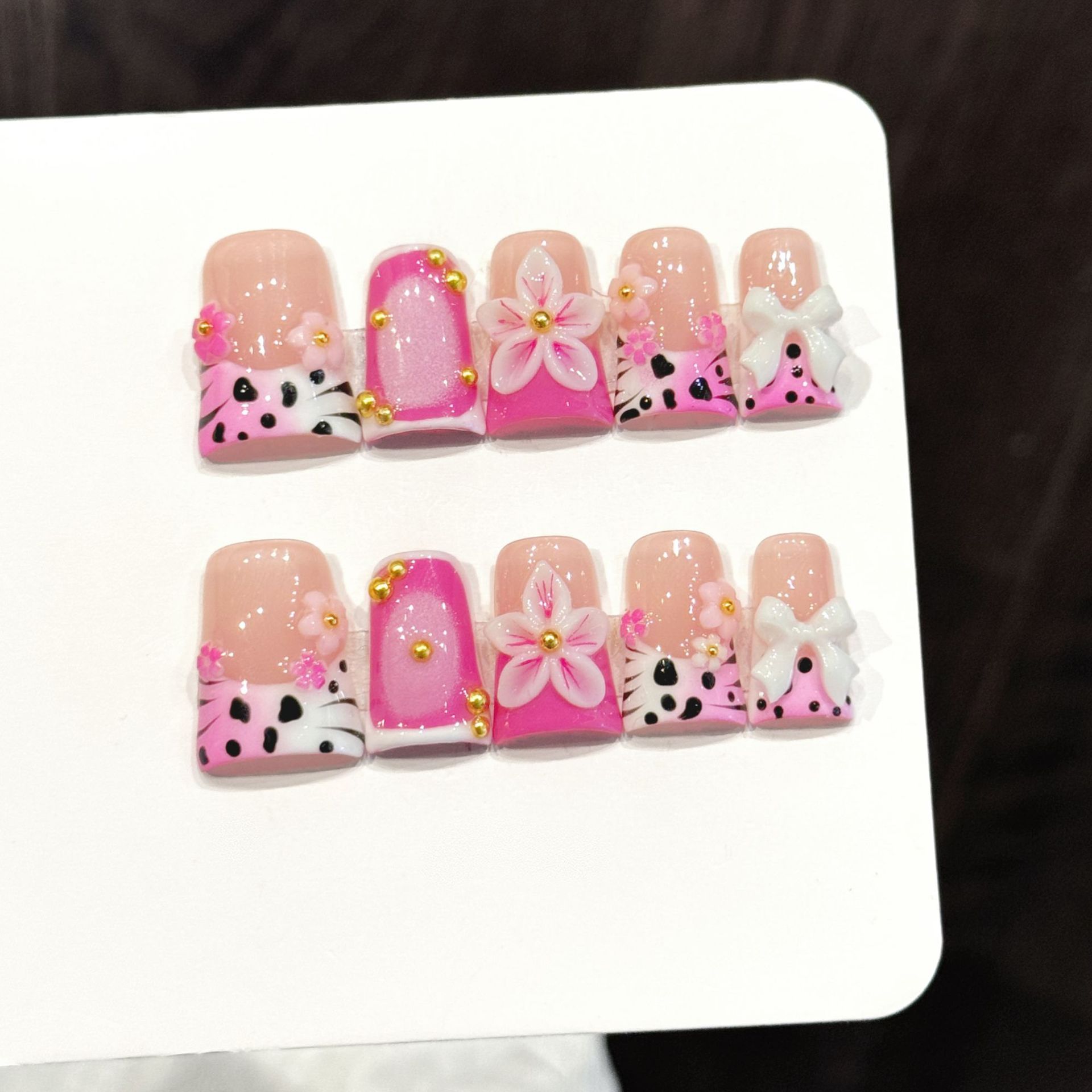 10st Oceaan Stijl Nepnagels Du - Nail Art French Nails recensie en prijs