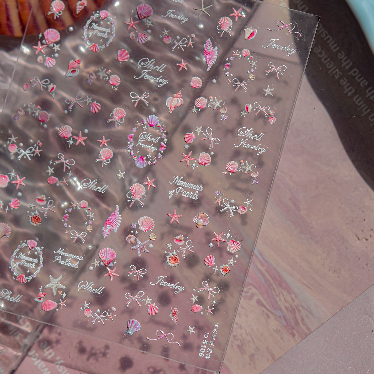 5D metalen vis nail art sticke - Nail Art Zelda recensie en prijs