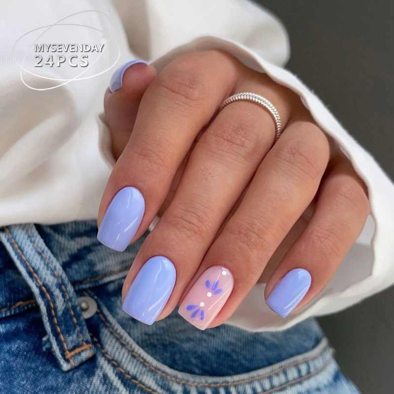 24-delige draagbare nagels in  - Nail Art French Nails recensie en prijs